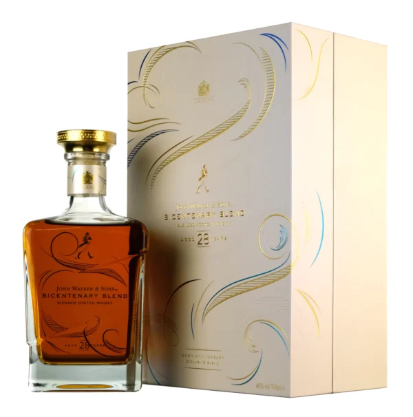 JOHNNIE WALKER & SONS BICENTENARY BLEND 28 YEAR OLD SCOTCH WHISKEY