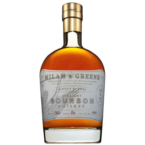 MILAM & GREENE SINGLE BARREL STRAIGHT BOURBON WHISKEY