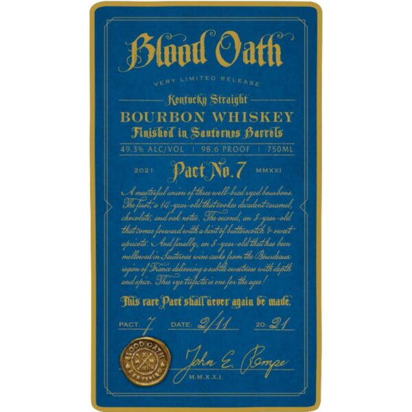 Blood Oath Pact No. 7