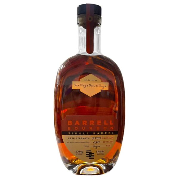 Barrell Crafts Spirits 8 Year Old Single Barrel Bourbon #Z5C0 Selected by SDBB