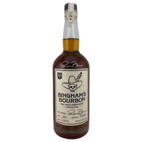 Bingham?s Bourbon Original 80 Proof W/ Laser Etched Commemorative Signature