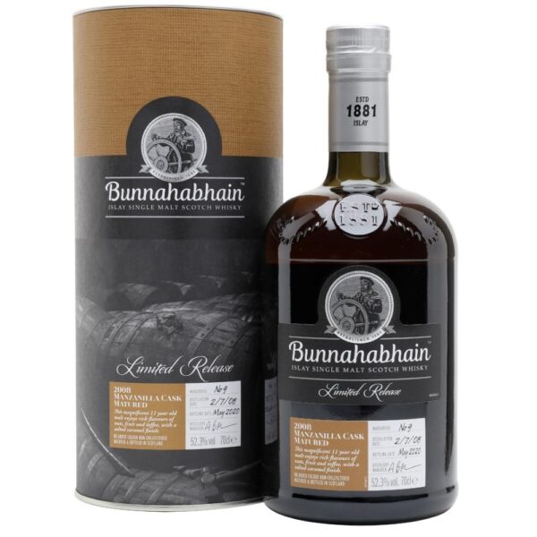 Bunnahabhain Manzanilla Cask Matured 2008