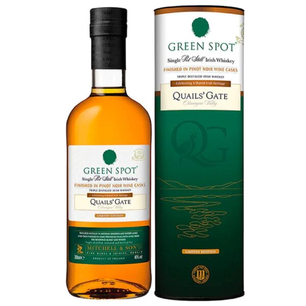 Green Spot Quails Gate Single Pot Still Irish Whiskey