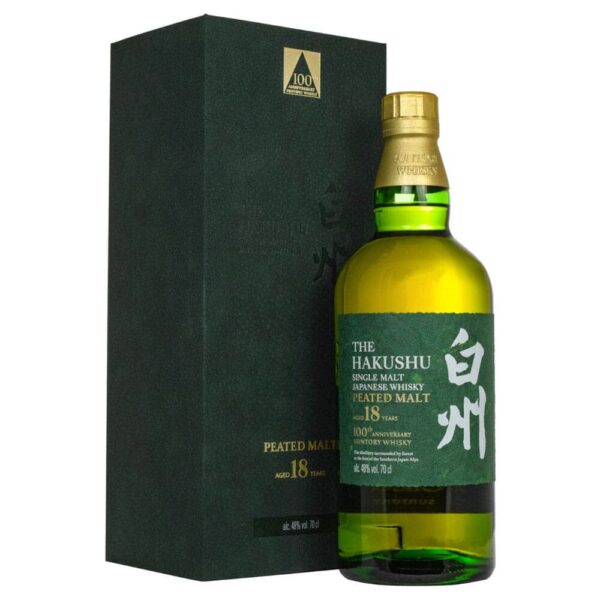 The Hakushu 100th Anniversary 18 Year Old Peated Malt