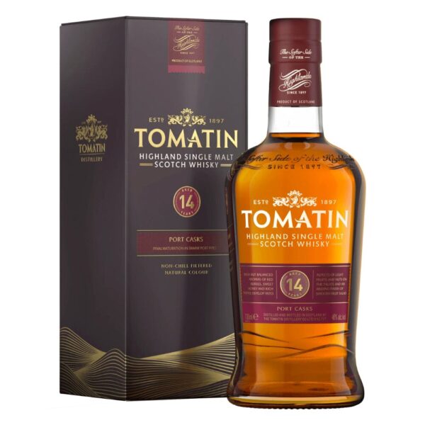 Tomatin 14 Year Old Port Cask Single Malt Scotch Whisky