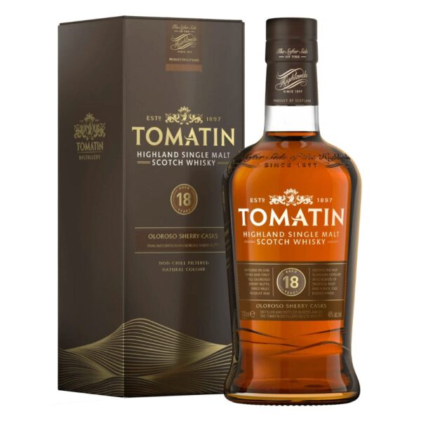 Tomatin 18 Year Old Single Malt Scotch Whisky