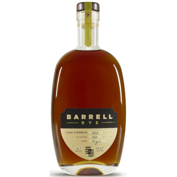 Barrell Rye Batch 003