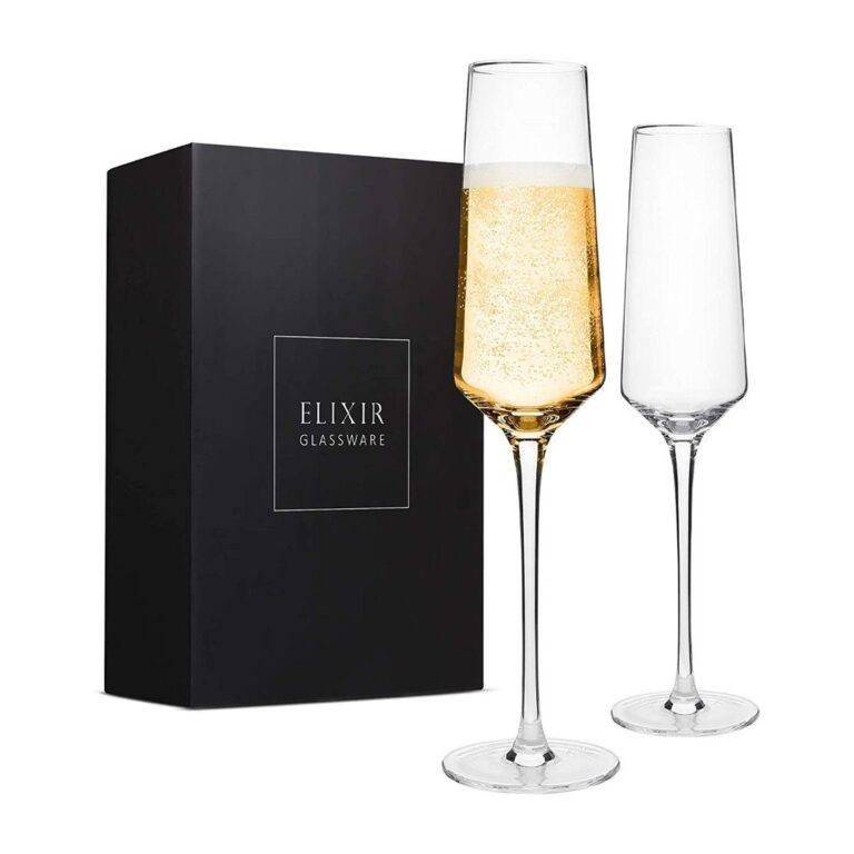 ClassyChampagneFlutesSetOf2-8Oz