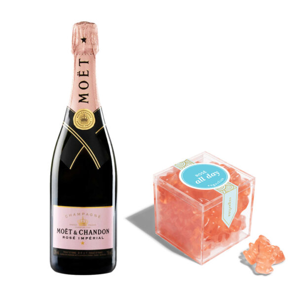 Moet & Chandon Brut Rose X Sugarfina Rose All Day Bears