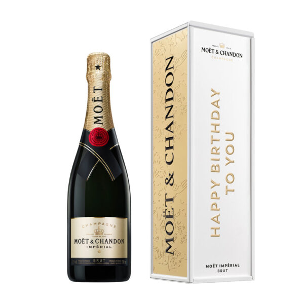 Moët & Chandon Imperial Milestones "Happy Birthday To You" Brut Champagne Gift Box