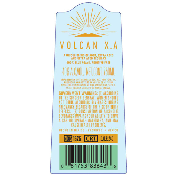 Volcan X.A Tequila