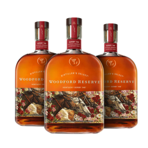 Woodford Reserve 2022 Kentucky Derby 148 (3 Bottle Bundle)